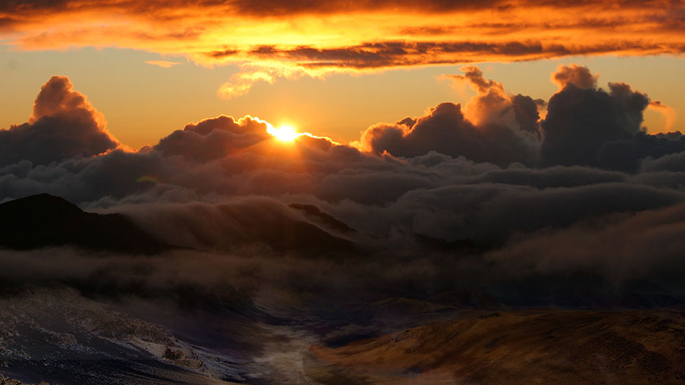 sunrise Haleakala