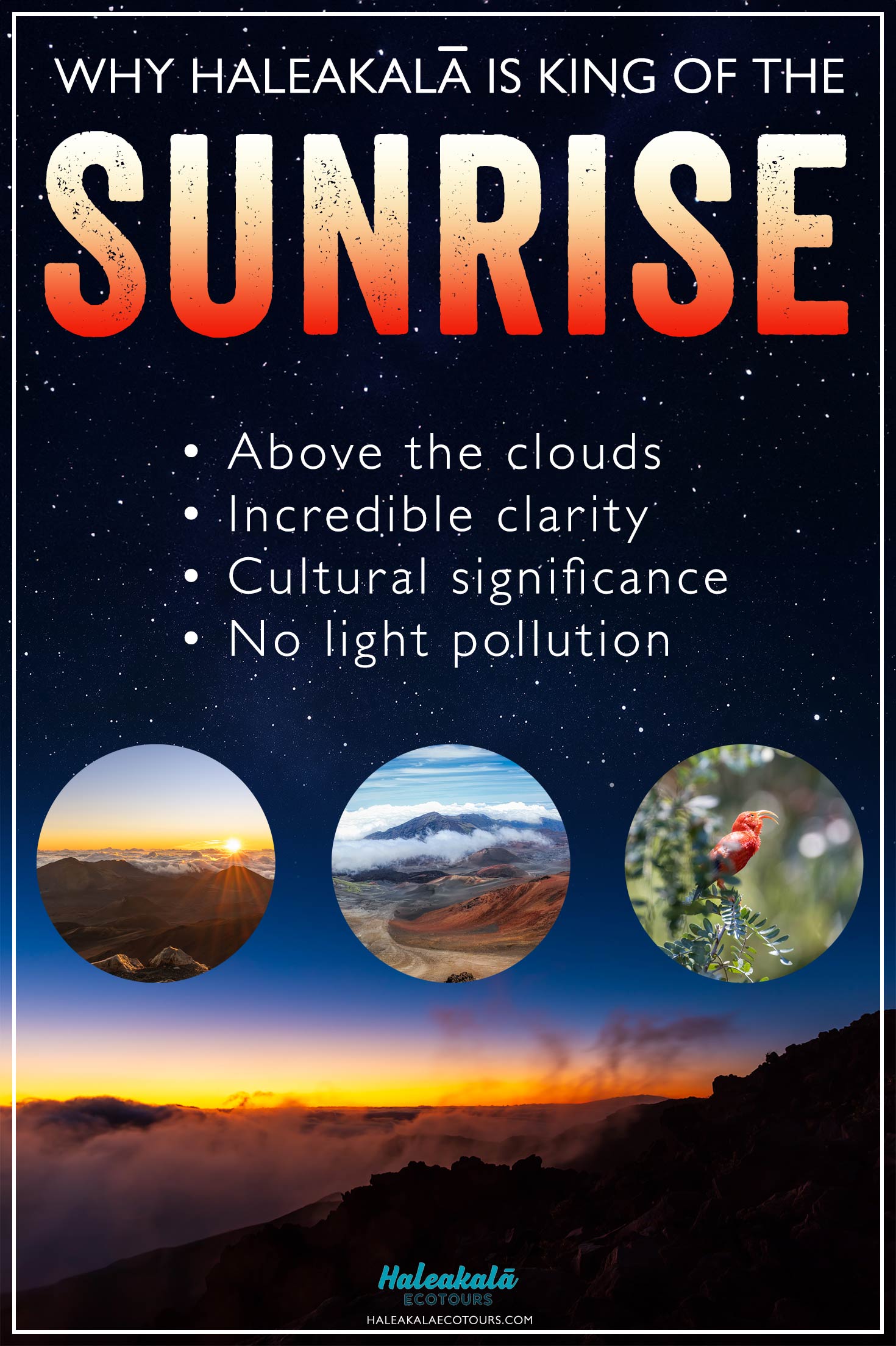 Why sunrise at Haleakala?