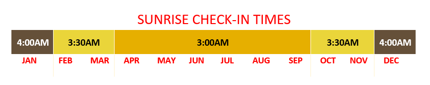 sunrise-checkin-times-2026